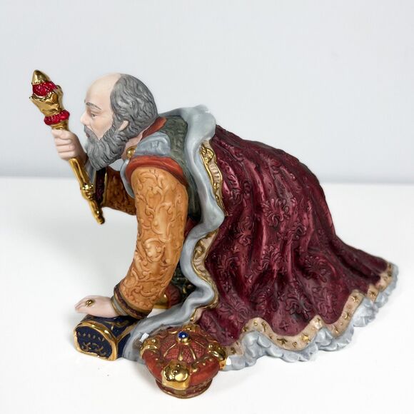 Kirkland Christmas Nativity Replacement Wise Man Golden Scepter #75177 - Picture 2 of 6